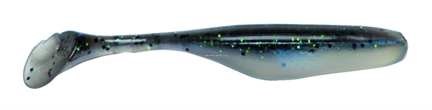 Picture of Bass Assassin 4" Walleye Turbo Shad Grey Ghost 10 PK