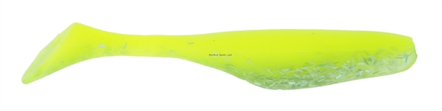 Picture of Bass Assassin 4" Walleye Turbo Shad Treuse Goose 10 PK