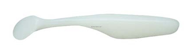 Picture of Bass Assassin 4" Walleye Turbo Shad White 10 PK