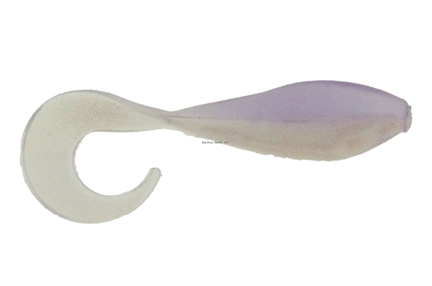 Picture of Bass Assassin Curly Shad Swimbait, 2", Albino Shad, 10/Pack