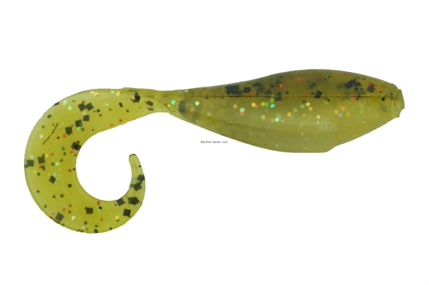 Picture of Bass Assassin Curly Shad Swimbait, 2", Chico's Red Ear 10/Pack