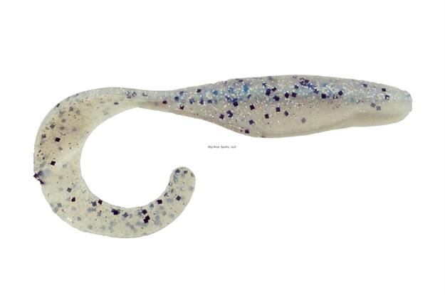 Picture of Bass Assassin Curly Shad Swimbait, 4", Crystal Shad, 10/Pack