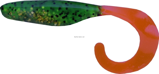 Picture of Bass Assassin Curly Shad Swimbait, 4", Firetiger, 10/Pack