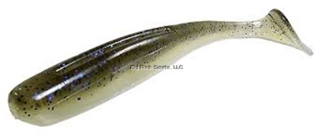 Picture of Bass Assassin Elite Shiner Shad Tail Swimbait, 4", Electric Shad, 8/Pack