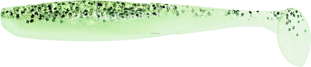 Picture of Bass Assassin Elite Shiner Shad Tail Swimbait, 4", Salt & Pepper Silver Phantom, 8/Pack