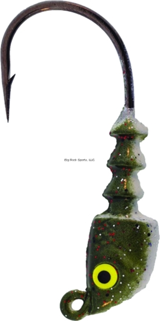 Picture of Bass Assassin JA Series Jighead, 1/16Oz, Chicken ON A Chain 4/Pack