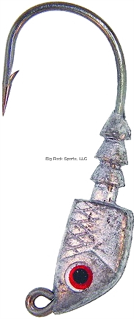 Picture of Bass Assassin JA Series Jighead, 1/2 Oz, 4/0 Hook, Lead/Unpainted, 4/Pack