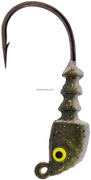 Picture of Bass Assassin JA Series Jighead, 1/4 Oz, 4/0 Hook, New Penny, 4/Pack