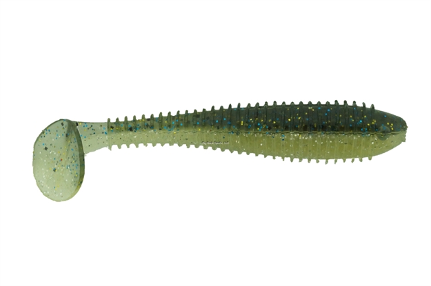 Picture of Bass Assassin Lit'l Boss Swimbait 3.5" 6 Count Bluegill Flash FW