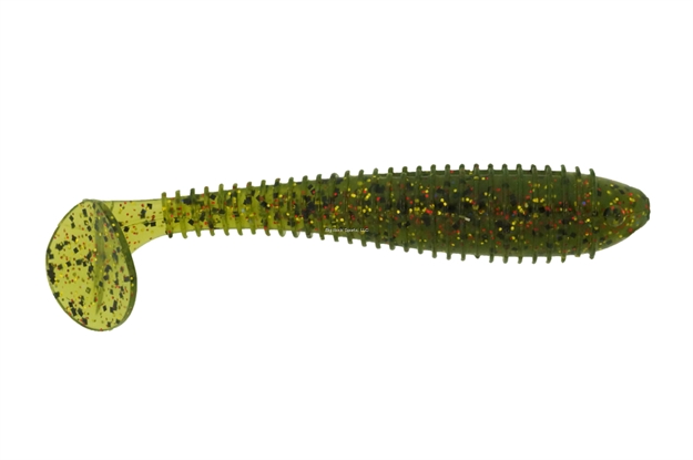 Picture of Bass Assassin Lit'l Boss Swimbait 3.5" 6 Count Lane's Toad FW