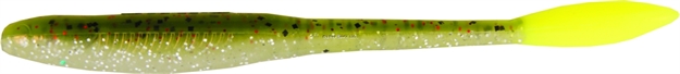 Picture of Bass Assassin Lit'l Tapper Worm, 4 1/2", Chicken ON A Chain, Floating, 12/Pack