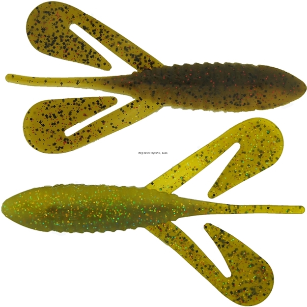 Picture of Bass Assassin Logger Toad 4" 5 Per Package Chico's Red Ear