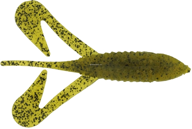 Picture of Bass Assassin Logger Toad 4" 5 Per Package Green Pumpkin