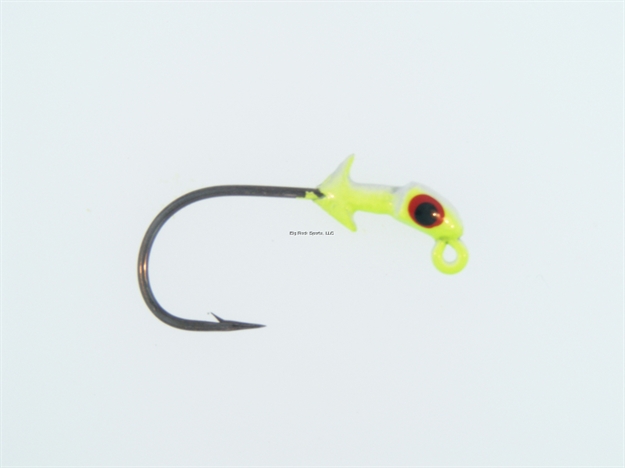 Picture of Bass Assassin Pro Elite Jighead, 1/16 Oz, 2/0 Hook, Chartreuse, 3/Pack