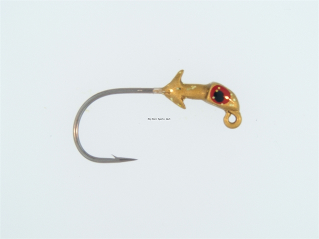 Picture of Bass Assassin Pro Elite Jighead, 1/16 Oz, 2/0 Hook, Gold, 3/Pack