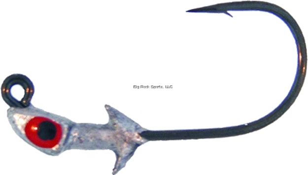 Picture of Bass Assassin Pro Elite Jighead, 1/16 Oz, 2/0 Hook, Lead/Unpainted, 3/Pack