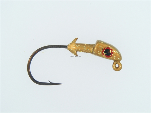 Picture of Bass Assassin Pro Elite Jighead, 1/4 Oz, 4/0 Hook, Gold, 3/Pack