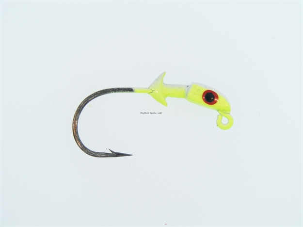 Picture of Bass Assassin Pro Elite Jighead, 1/8 Oz, 2/0 Hook, Chartreuse, 3/Pack