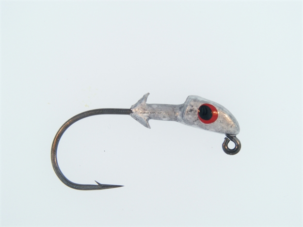 Picture of Bass Assassin Pro Elite Jighead, 1/8 Oz, 2/0 Hook, Lead/Unpainted, 3/Pack