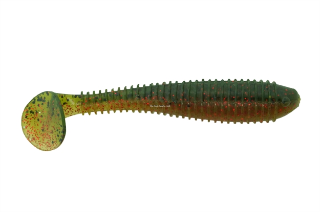 Picture of Bass Assassin Saltwater Lit'l Boss Swimbait 3.5" 6 Count Trickster SW