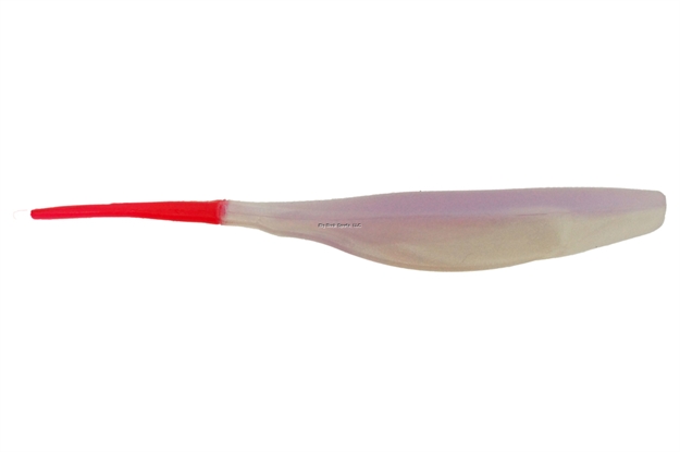 Picture of Bass Assassin Saltwater Shad Assassin Swimbait, 5", Albino/Firetail, 8/Pack