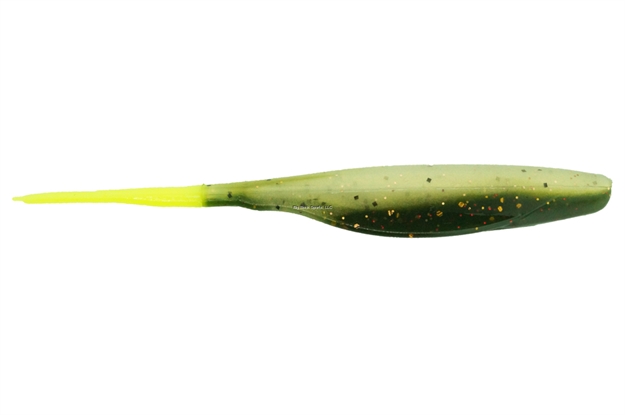 Picture of Bass Assassin Saltwater Shad Assassin Swimbait, 5", Hot Chicken, 8/Pack