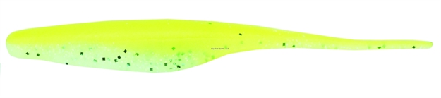 Picture of Bass Assassin Saltwater Shad Assassin Swimbait, 5", Limetreuse Ghost, 8/Pack