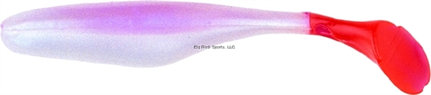 Picture of Bass Assassin Sea Shad Swimbait, 4", Albino/Firetail, 10/Pack