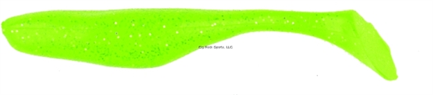 Picture of Bass Assassin Sea Shad Swimbait, 4", Chartreuse Silver Glitter, 10/Pack