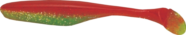 Picture of Bass Assassin Sea Shad Swimbait, 4", Chartreuse Woodpecker, 10/Pack