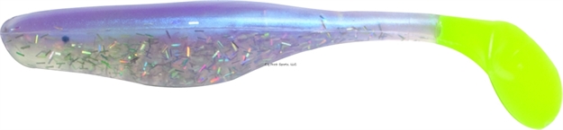 Picture of Bass Assassin Sea Shad Swimbait, 4", Opening Night/Limetreuse Tail, 10/Pack