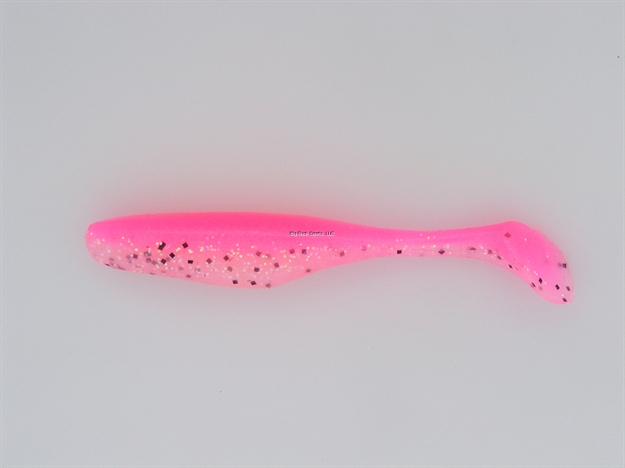 Picture of Bass Assassin Sea Shad Swimbait, 4", Pink Ghost, 10/Pack