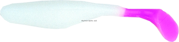 Picture of Bass Assassin Sea Shad Swimbait, 4", White/Pink Tail, 10/Pack