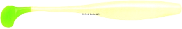 Picture of Bass Assassin Sea Shad Swimbait, 5", Glow/Chartreuse Tail, 8/Pack