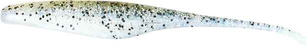 Picture of Bass Assassin Shad Assassin Soft Jerkbait, 5", Salt & Pepper Silver Phantom, 8/Pack