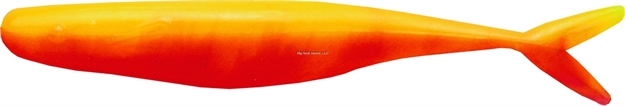 Picture of Bass Assassin Split Tail Shad Swimbait, 4", Candy Corn, 10/Pack