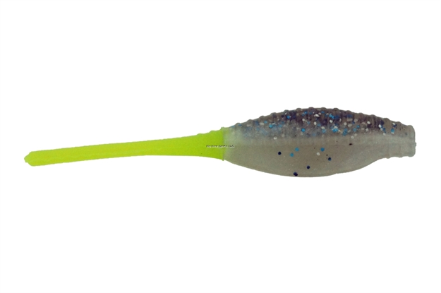 Picture of Bass Assassin Tiny Pro Shad Assassin Swimbait, 2", Blue Thunder/Chartreuse Tail, 15/Pack