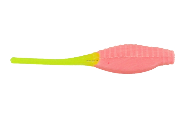Picture of Bass Assassin Tiny Pro Shad Assassin Swimbait, 2", Pink/Lime Tail, 15/Pack