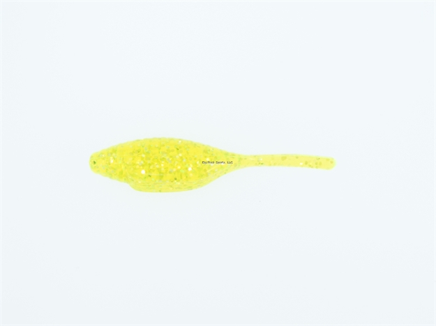 Picture of Bass Assassin Tiny Shad Assassin Swimbait, 1 1/2", Chartreuse Silver Glitter, 15/Pack