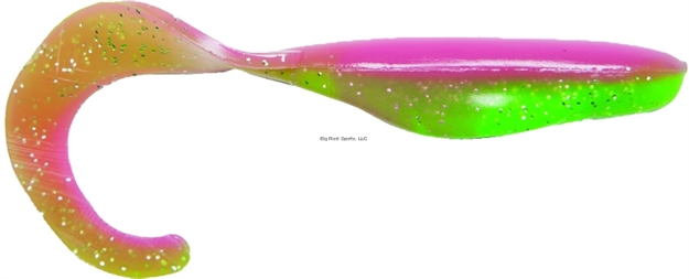 Picture of Bass Assassin Value Pack 4" Curly Shad-Electric Chicken