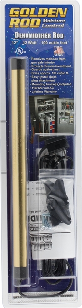 Picture of  Lockdown 725721 Golden Rod Dehumidifier  12" 110/120 Volt AC Plug 661120257219