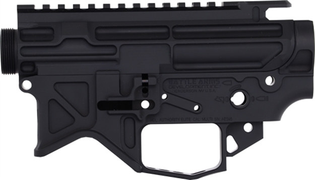 Picture of Battle Arms Development Arms Ar15 Lightweight Receiver Set Billet Black BAD556AMBISET 810033782190