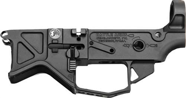 Picture of Battle Arms Development, Inc. Arms Ar-15 Lightweight Lower Receiver Billet Black BAD556-LR