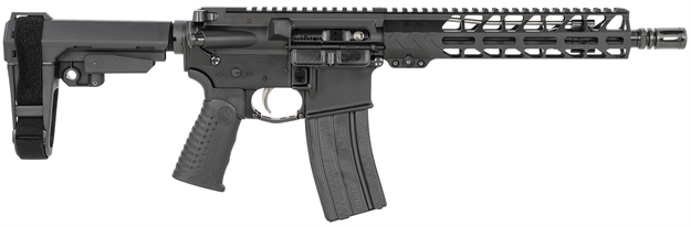 Picture of Battle Arms Development Worhorse018 Workhorse  223 Wylde 10.50" 30+1 Black Anodized Sba3 Pistol Brace Stock Black Polymer Grip Right Hand