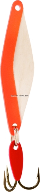 Picture of Bay DE Noc Do-Jigger Casting/Trolling Spoon, 1-3/4" 1/6Oz Fluorescent Orange/Nickel