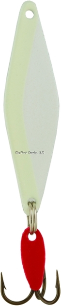 Picture of Bay DE Noc Do-Jigger Casting/Trolling Spoon, 1-3/4" 1/6Oz White Glo