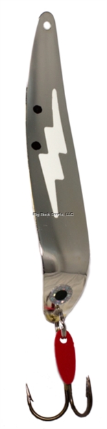 Picture of Bay DE Noc Flutter Laker Taker Spoon , 3 1/2", 1/5 Oz, Silver Glo, Floating