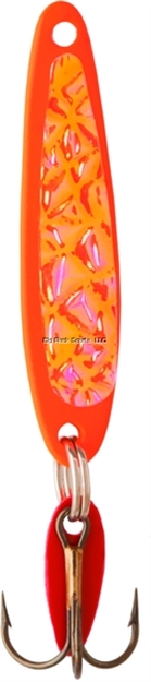 Picture of Bay DE Noc Swedish Pimple Jigging Lure, 1" 1/10Oz Crushed Ice/Orange Ice