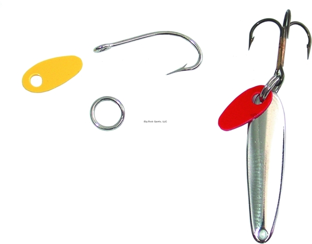 Picture of Bay DE Noc Swedish Pimple Jigging Lure, 1" 1/10Oz Nickel