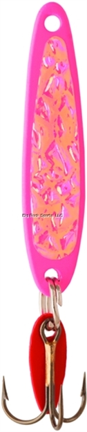 Picture of Bay DE Noc Swedish Pimple Jigging Lure, 1-3/4" 1/4Oz Crushed Ice/Pink Ice